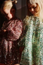 Konges Sløjd Šaty Lila Sequins Dress Grey/Rosa – Detské oblečenie pre deti z e-shopu Naša Bublinka Martin | detský...