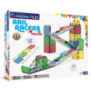Magna Tiles Magnetická stavebnica Rail Racers DeLuxe 90 dielov – Hračky pre deti z e-shopu Naša Bublinka Martin | det...