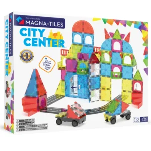 Magna Tiles Magnetická stavebnica City Center 110 dielov – Hračky pre deti z e-shopu Naša Bublinka Martin | detský o...