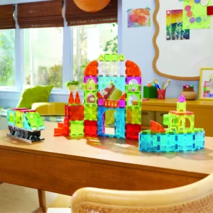 Magna Tiles Magnetická stavebnica City Center 110 dielov – Hračky pre deti z e-shopu Naša Bublinka Martin | detský o...
