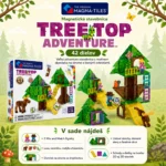 Magna Tiles Magnetická stavebnica Treetop Adventure 42 dielov