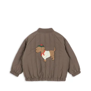 Konges Sløjd Bomber Termo bunda Juno Walnut – Bundy a Vesty pre deti z e-shopu Naša Bublinka Martin | detský obchod s...