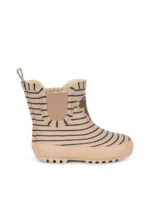 Konges Sløjd Zateplené gumáky Roi Fleece Rain Boot – Stripe La Mer – Gumáky pre deti z e-shopu Naša Bublinka Mart...