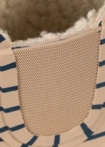 Konges Sløjd Zateplené gumáky Roi Fleece Rain Boot – Stripe La Mer – Gumáky pre deti z e-shopu Naša Bublinka Mart...