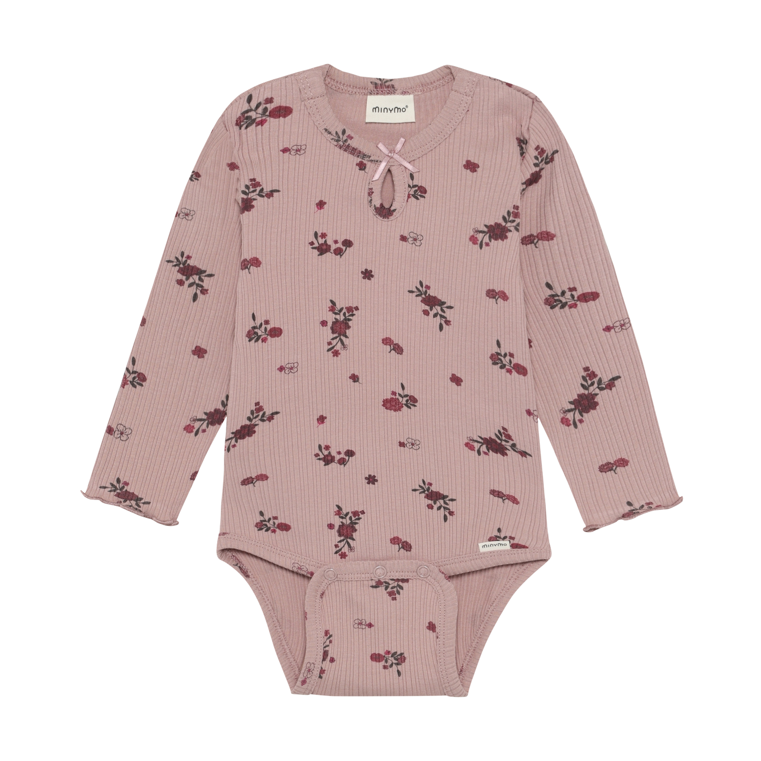 114451_6510_A Minymo Rebrované body s kvetmi Fawn – Detské oblečenie pre deti z e-shopu Naša Bublinka Martin | detský obchod s ob...
