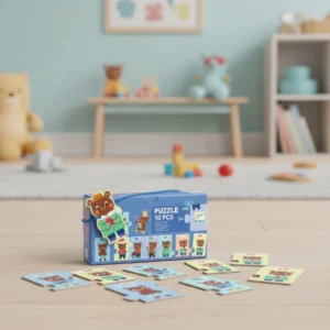 Djeco Postupové puzzle Obleč medvedíka