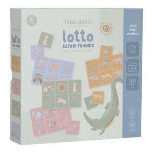 Little Dutch Lotto hra Safari Friends – Hračky pre deti z e-shopu Naša Bublinka Martin | detský obchod s oblečením,...