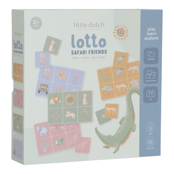 7485LD_origin Little Dutch Lotto hra Safari Friends – Hračky pre deti z e-shopu Naša Bublinka Martin | detský obchod s oblečením,...