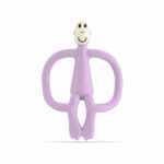 Matchstick Monkey Hryzadlo a zubná kefka Lilac – Hračky pre deti z e-shopu Naša Bublinka Martin | detský obchod s ob...