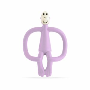 Matchstick Monkey Hryzadlo a zubná kefka Lilac – Hračky pre deti z e-shopu Naša Bublinka Martin | detský obchod s ob...