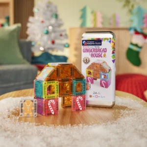 Magna Tiles Magnetická stavebnica microMAGS Gingerbread House Travel Set 24 dielov – Hračky pre deti z e-shopu Naša B...
