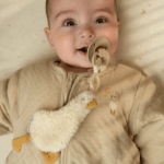 Little Dutch Spací vak s oddeliteľnými rukávmi 70 cm Husa Beige Newborn Naturals – Novinky pre deti z e-shopu Naša ...