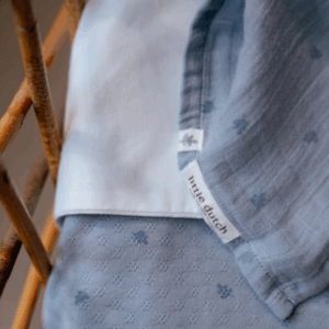 Little Dutch Zavinovacia plienka Denim Blue 120x120cm