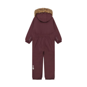 Color Kids Zimný overal s kožušinkou Catawba Grape