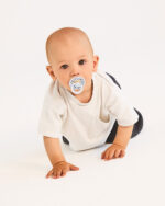 BIBS STUDIO Colour Polka cumlíky z prírodného kaučuku 2 ks Baby Blue/Steel Blue – BIBS Colour pre deti z e-shopu Naša Bublinka Martin | detský obchod s oblečením, obuvou, hračkami a doplnkami