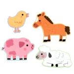 Djeco Prvé puzzle Na farme – Hračky pre deti z e-shopu Naša Bublinka Martin | detský obchod s oblečením, obuvou, h...